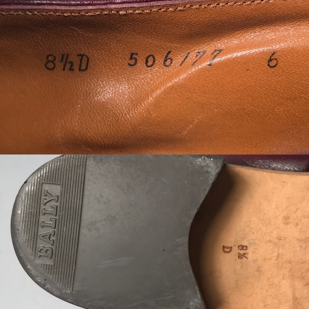 COPY - Bally men’s wine leather loafers size 8-1/… - Picture 4 of 8